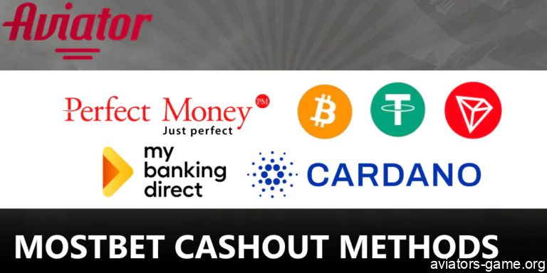 Withdrawal options for Aviator players on Mostbet mobile app